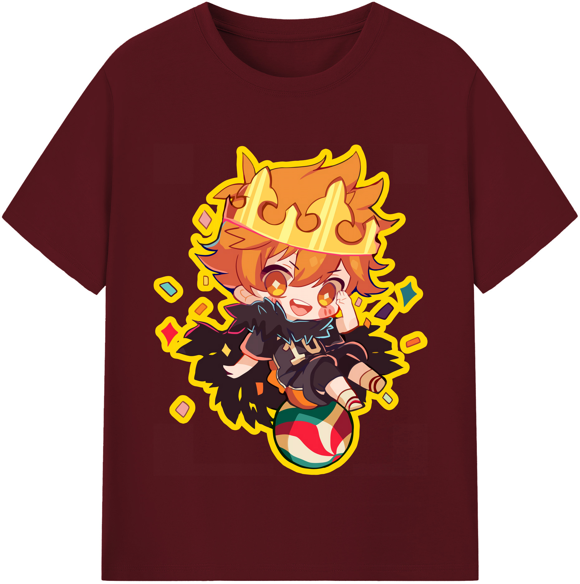 （画像用） ハイキュー!! Haikyu!! 綿100％半袖Tシャツ（フロントプリント）